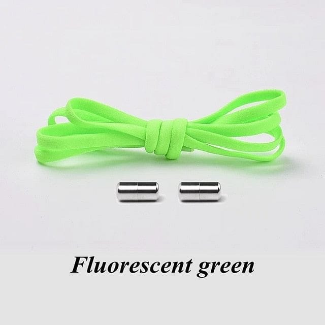 VVS Jewelry hip hop jewelry Fluorescent green VVS Jewelry No-tie Shoelaces