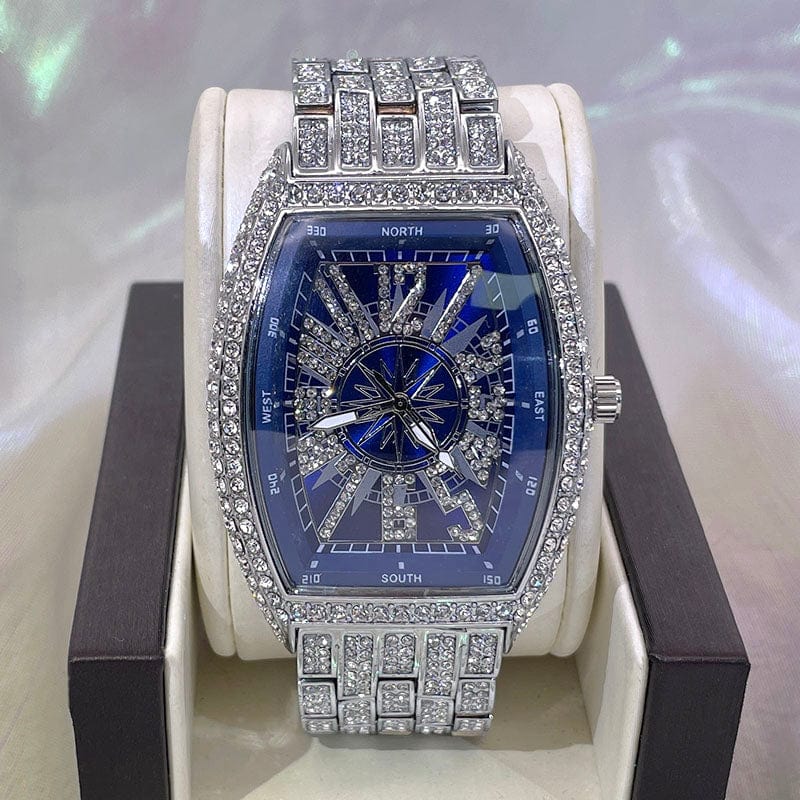 VVS Jewelry hip hop jewelry Full Bling Iced AAA Reloj Watch