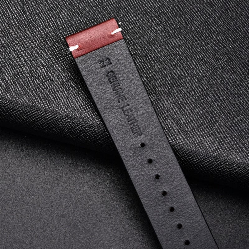 VVS Jewelry hip hop jewelry Genuine Retro Leather Watch Strap