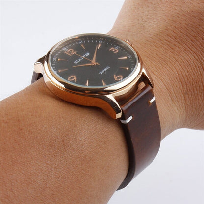 VVS Jewelry hip hop jewelry Genuine Retro Leather Watch Strap