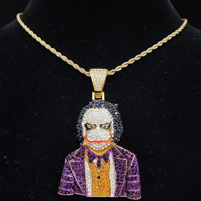 VVS Jewelry hip hop jewelry Gold / Rope Chain / 16inch Icy Joker Chain