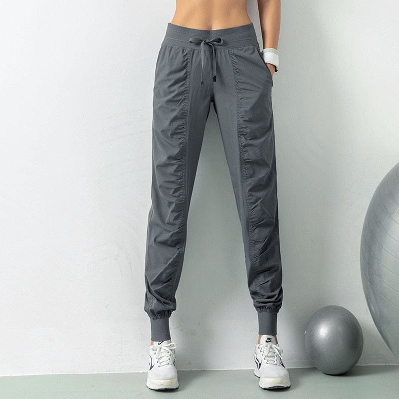 VVS Jewelry hip hop jewelry Gray / S Women's Fabric Joggers