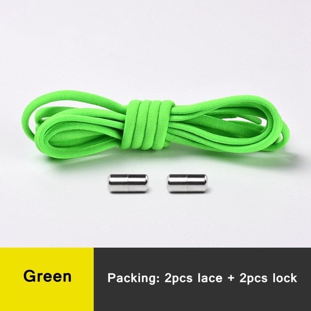 VVS Jewelry hip hop jewelry Green VVS Jewelry No-tie Shoelaces