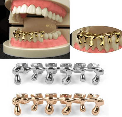 VVS Jewelry hip hop jewelry grillz Gold VVS Jewerly Drip Grillz