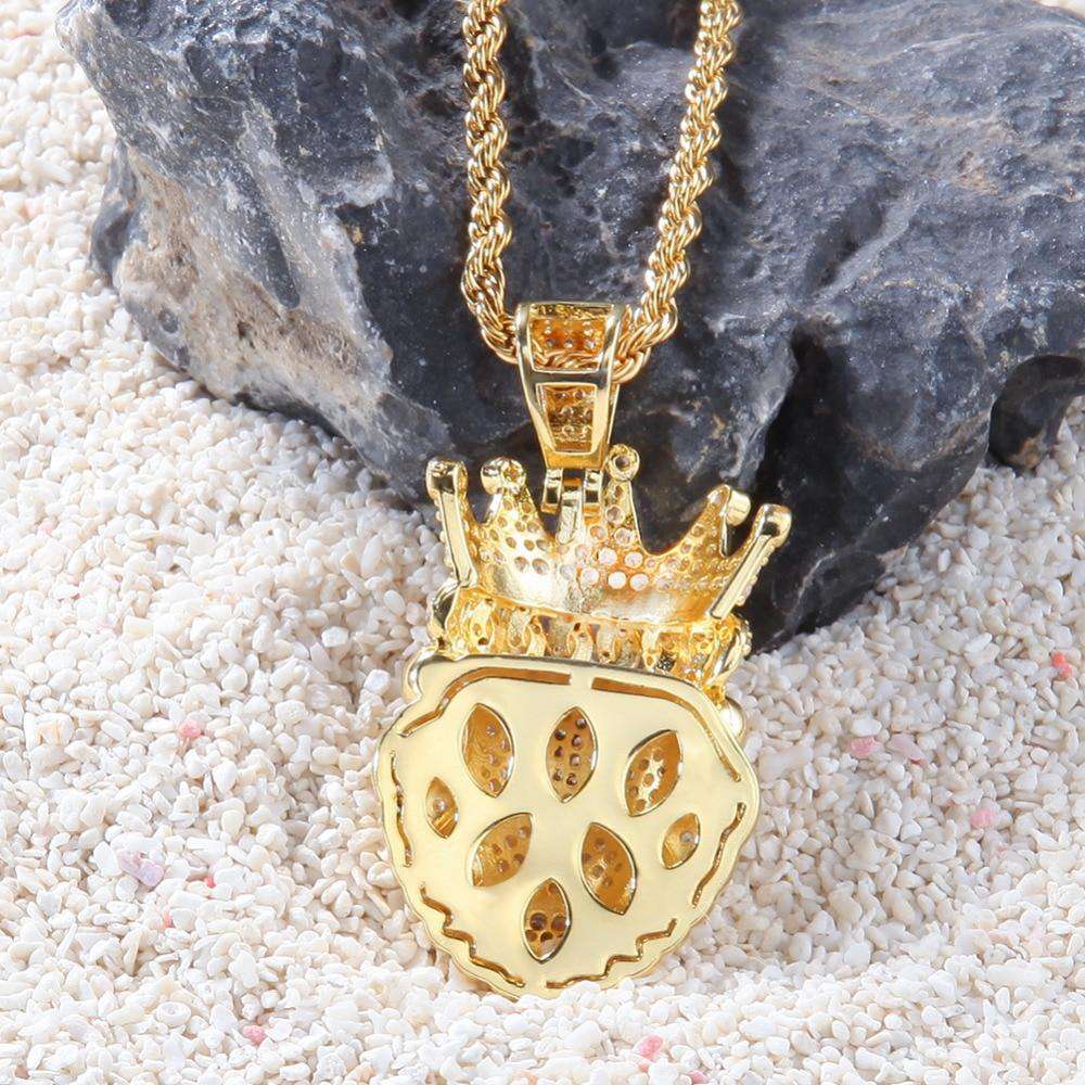 VVS Jewelry hip hop jewelry Iced Lion King Pendant Necklace