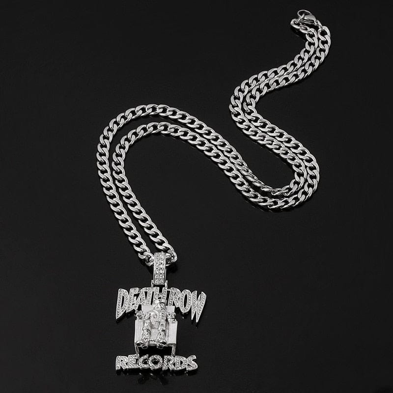 VVS Jewelry hip hop jewelry Icy Death Row Records Pendant Chain Bundle