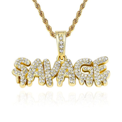 VVS Jewelry hip hop jewelry Imma Savage Necklace