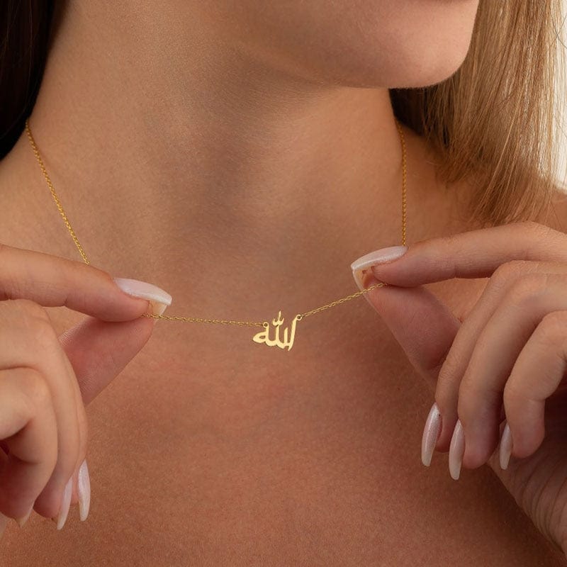 VVS Jewelry hip hop jewelry Islamic Allah Arabic Pendant Necklace