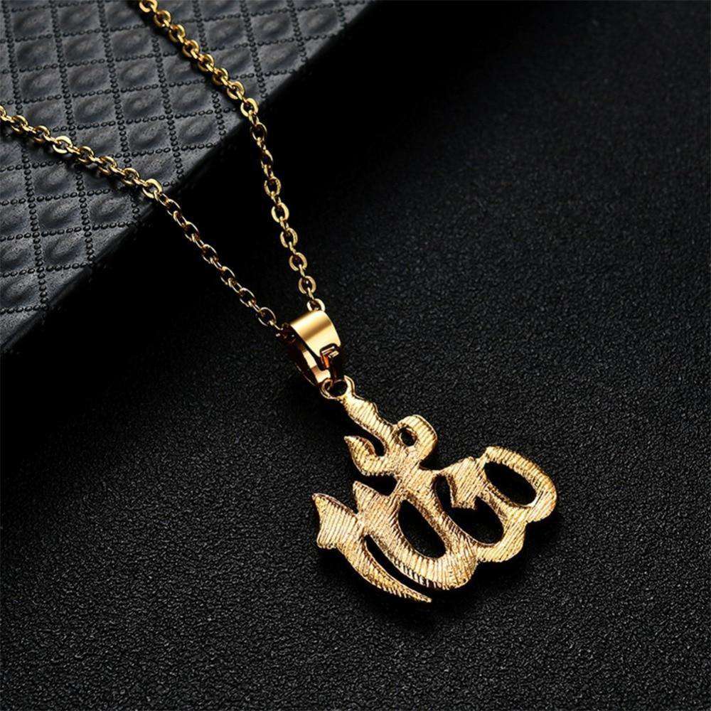 VVS Jewelry hip hop jewelry Islamic Allah Bling Pendant Necklace