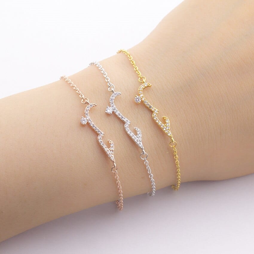 VVS Jewelry hip hop jewelry Islamic Arabic Love Statement Bracelet