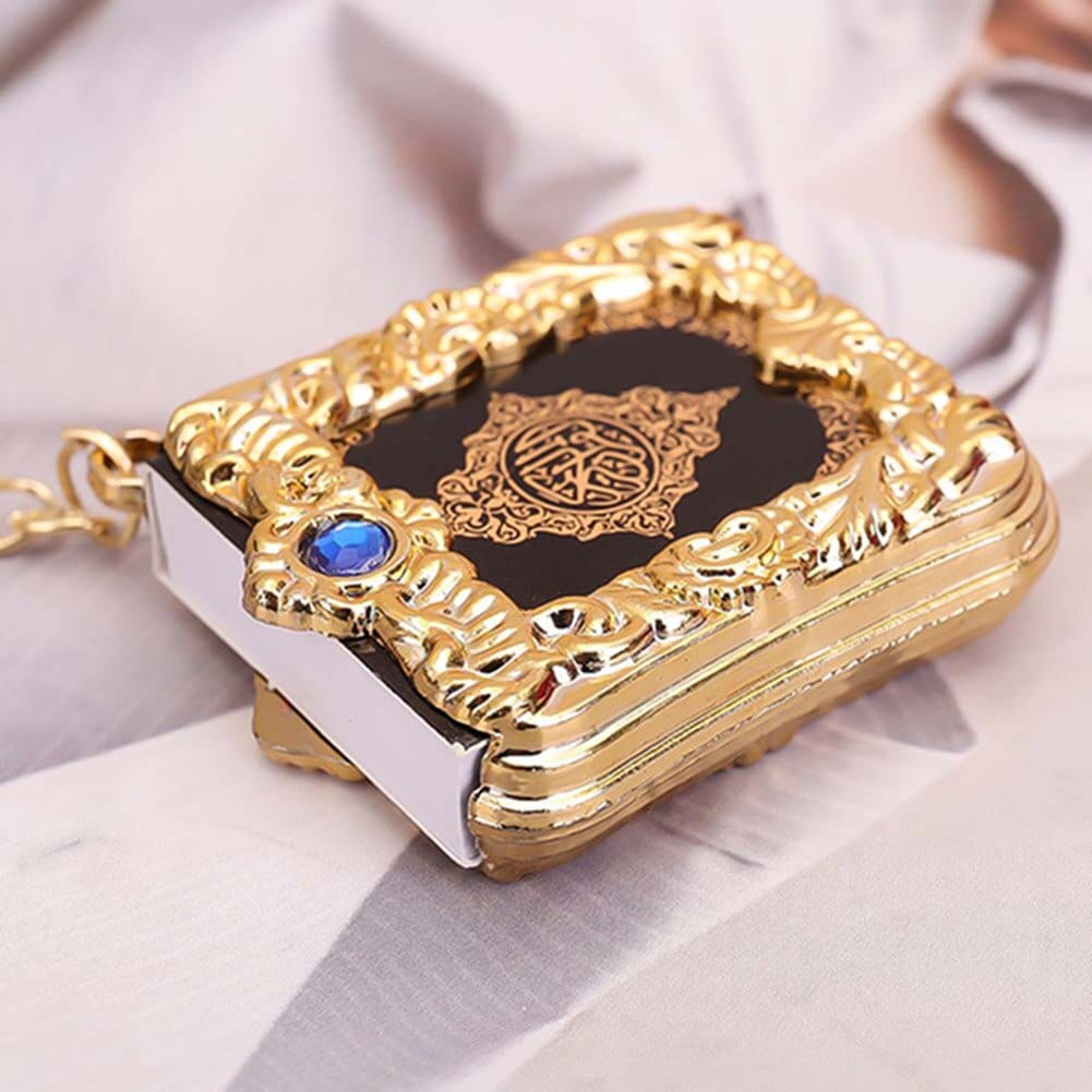 VVS Jewelry hip hop jewelry Islamic Mini Quran Pendant Keychain