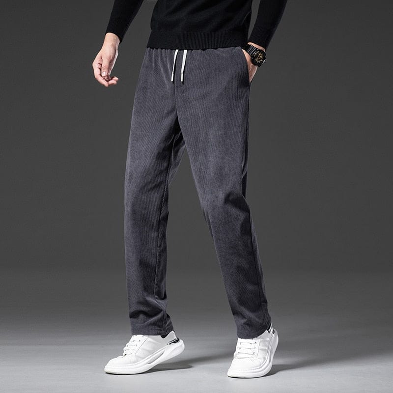 VVS Jewelry hip hop jewelry Men's Corduroy Casual Pants