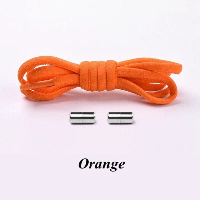 VVS Jewelry hip hop jewelry Orange VVS Jewelry No-tie Shoelaces