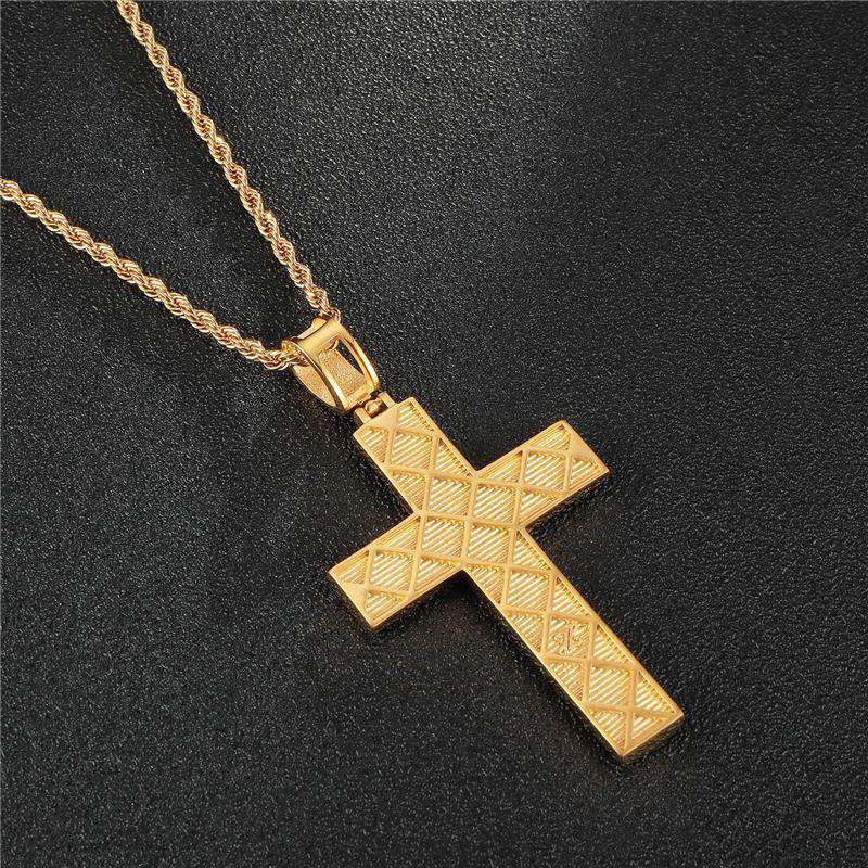 VVS Jewelry hip hop jewelry Pendants With Chains VVS Cross Pendant