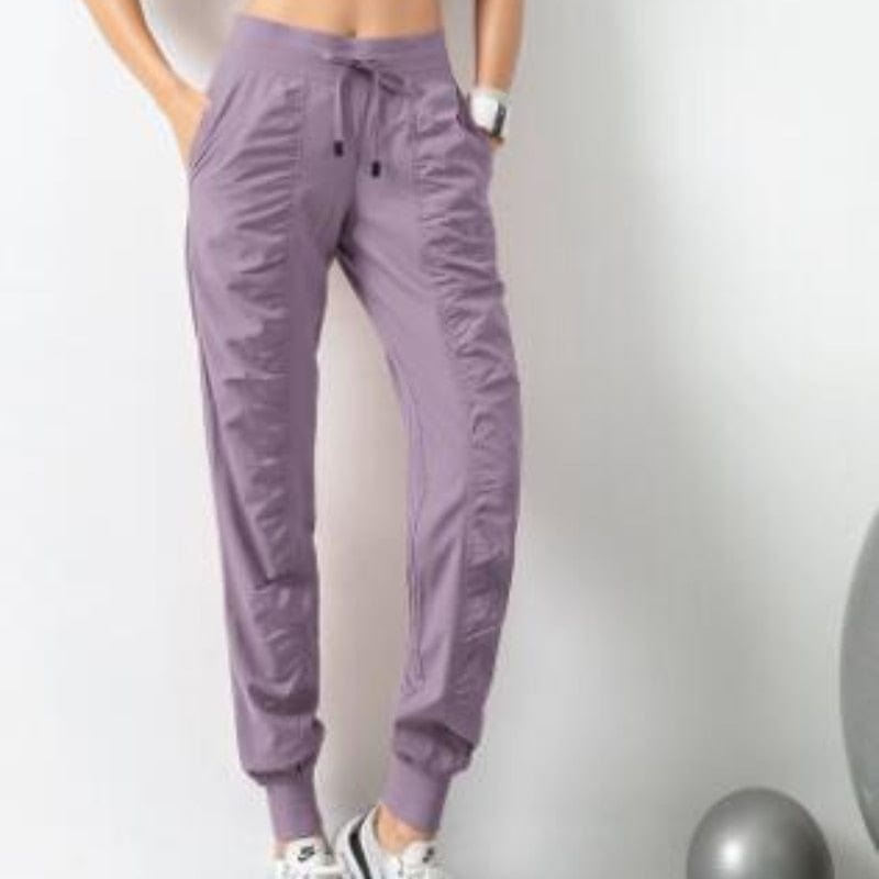 VVS Jewelry hip hop jewelry Purple / S Women's Fabric Joggers