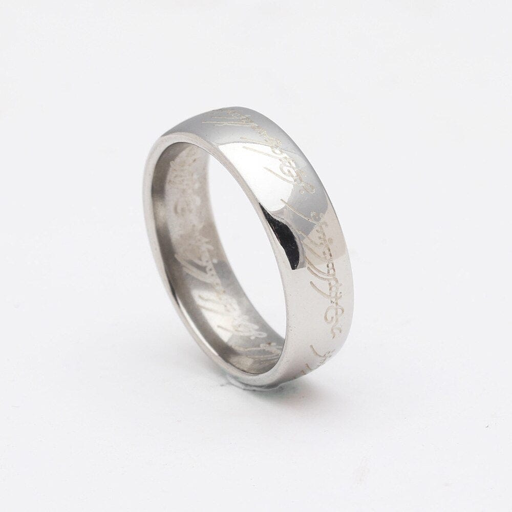 VVS Jewelry hip hop jewelry Rings LOTR One Ring Gold Plated Tungsten Carbide Ring Replica