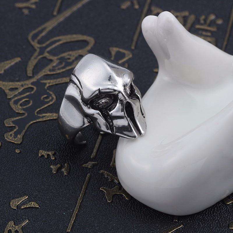 VVS Jewelry hip hop jewelry Silver Punk Skull Ring