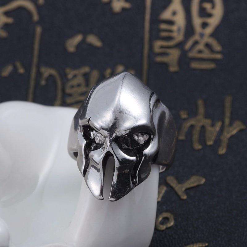 VVS Jewelry hip hop jewelry Silver Punk Skull Ring