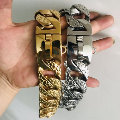 VVS Jewelry hip hop jewelry Thicc Cuban Link Dog Collar