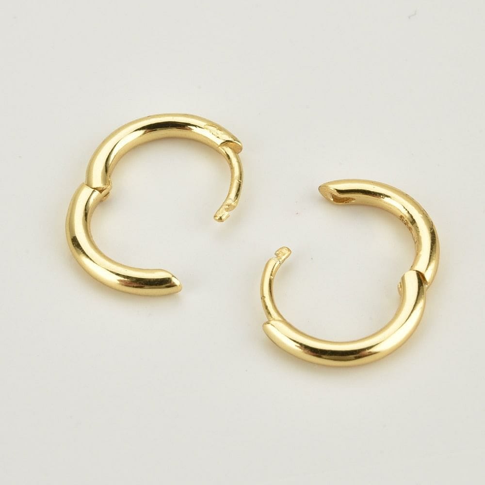 VVS Jewelry hip hop jewelry VVS Jewelry 925 Sterling Silver Men Hoop Earrings