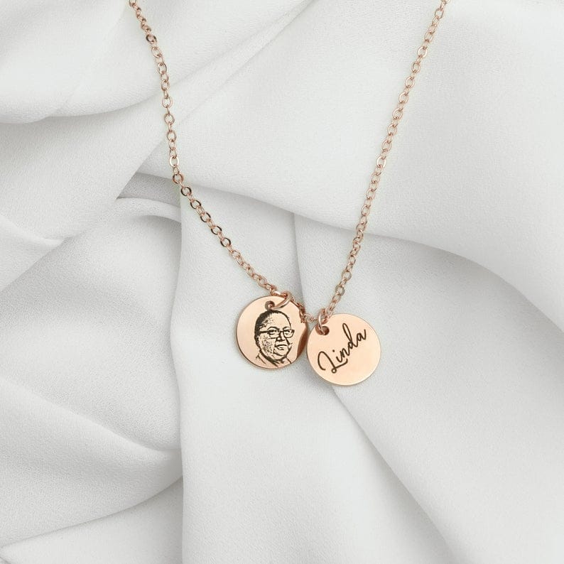 VVS Jewelry hip hop jewelry VVS Jewelry Custom Fingerprint Handwriting Necklace