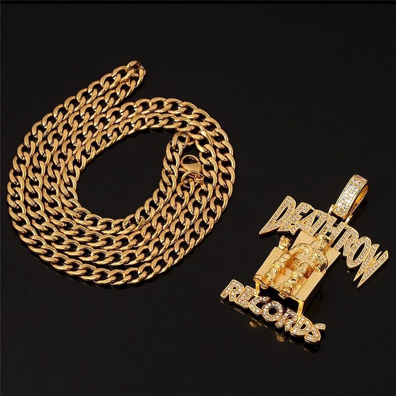 VVS Jewelry hip hop jewelry VVS Jewelry Death Row Records Pendant Chain