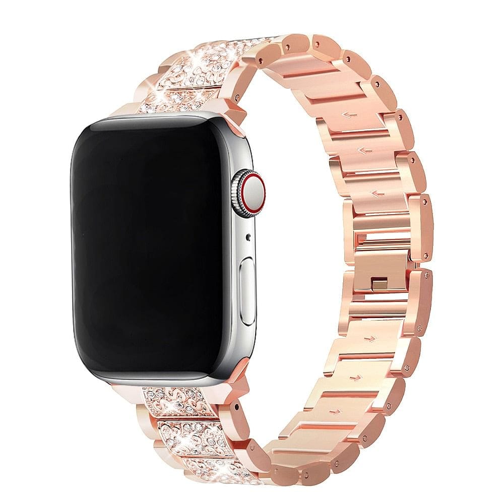 VVS Jewelry hip hop jewelry VVS Jewelry Iced Out Apple Watch Band + FREE Case