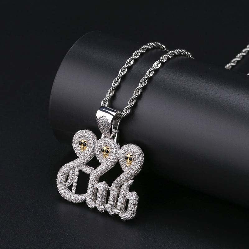 VVS Jewelry hip hop jewelry VVS Jewelry Juice Wrld 999 Club Pendant Chain