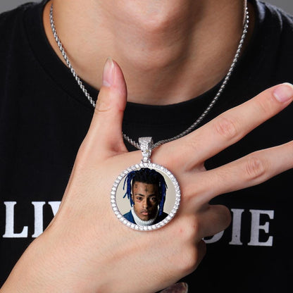 VVS Jewelry hip hop jewelry VVS Jewelry Large Custom Photo Pendant + Free Chain