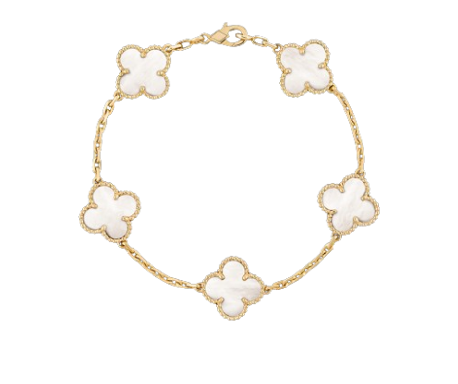 Clover Motif Alhambra Bracelet - 18k Gold